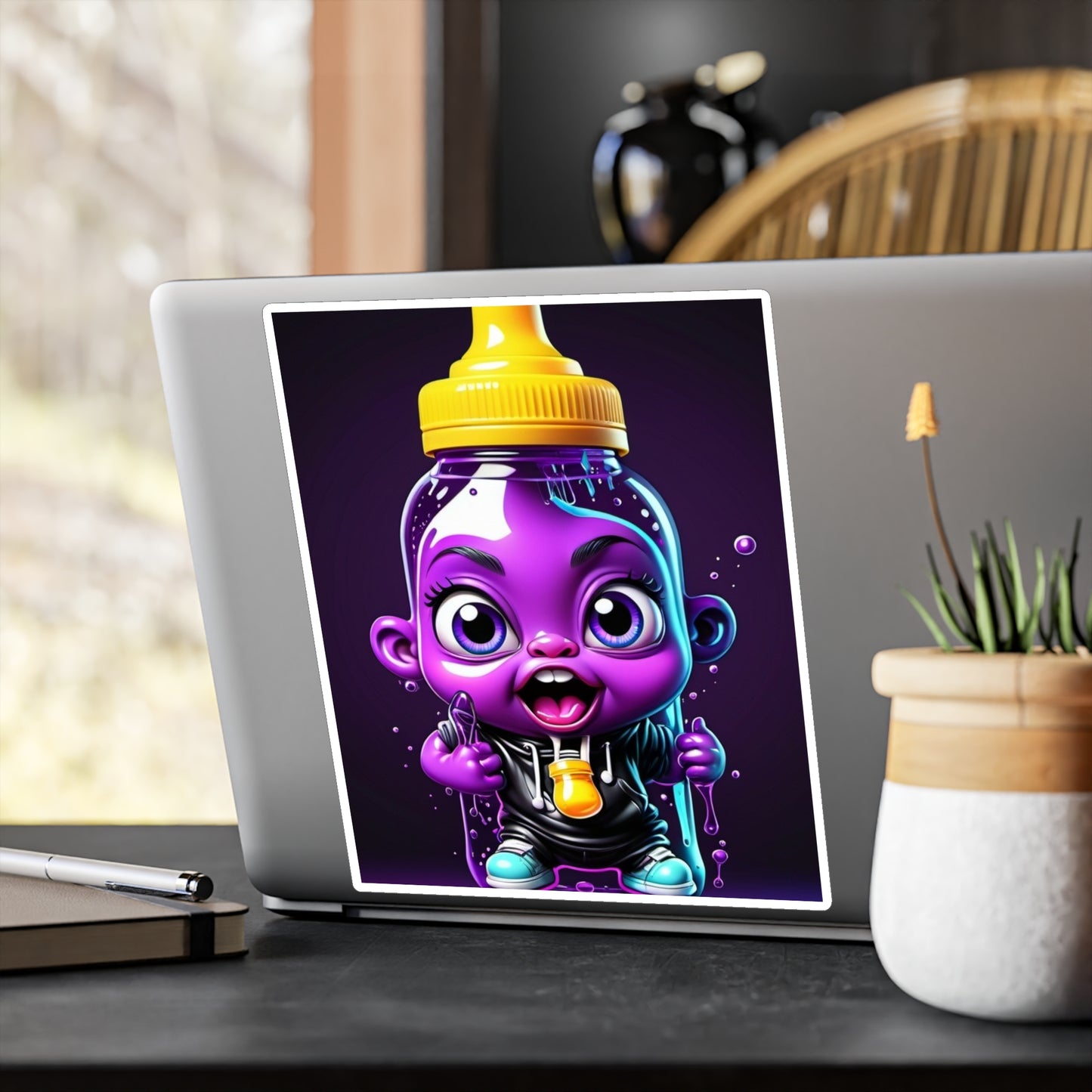 Baby Bottle pop sticker