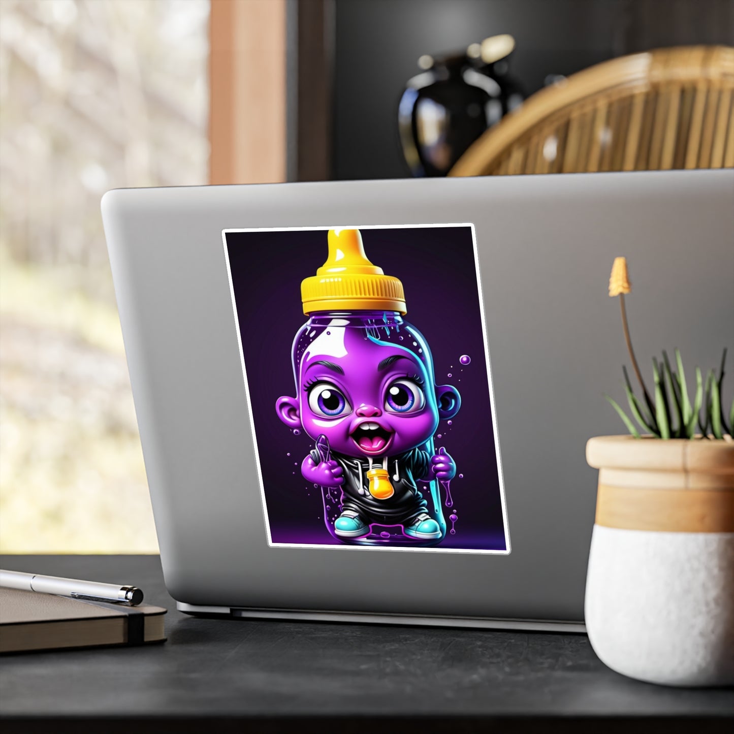 Baby Bottle pop sticker