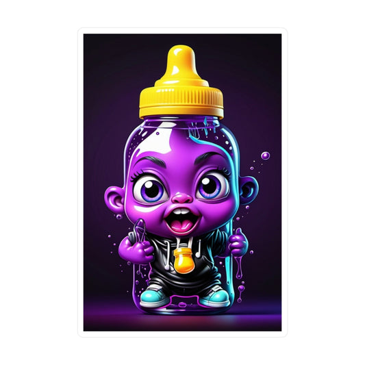 Baby Bottle pop sticker